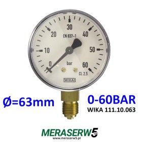 M63R/111.10.063 WIKA   0-60BAR